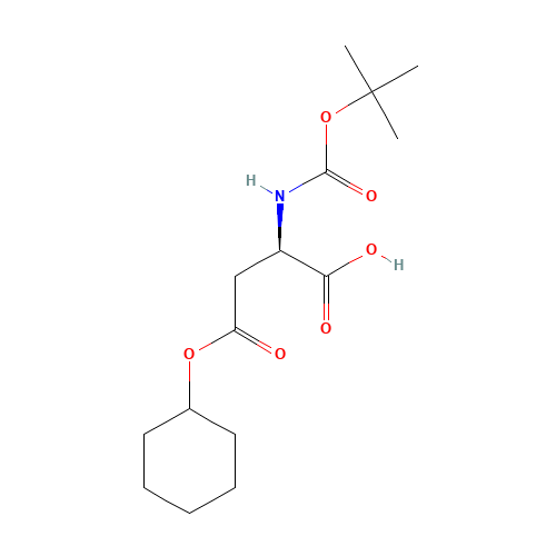 N-Alpha-t-Boc-D-aspartic beta-cyclohexyl ester (CAS: 112898-18-7) - Related Chemical Product