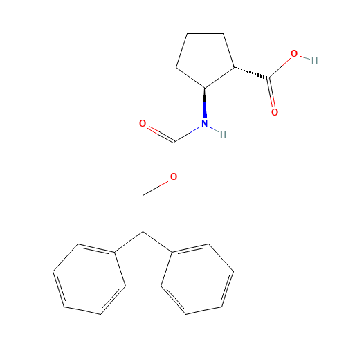(1S,2S)-Fmoc-Acpc (CAS: 359586-64-4) - Chemical Structure and Molecular Formula 