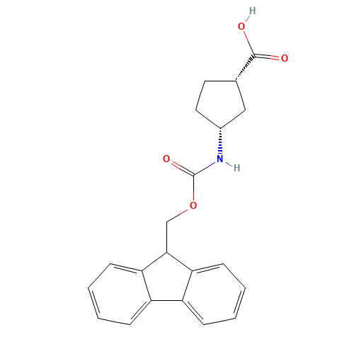 (1S,3R)-Fmoc-3-aminocyclopentane-1 carboxylic acid (CAS: 220497-66-5) - Related Chemical Product