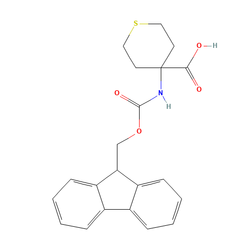 Fmoc-4-amino-tetrahydrothiopyran-4-carboxylic acid (CAS: 368866-35-7) - Related Chemical Product