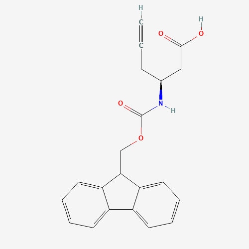 Fmoc-(S)-3-amino-5-hexynoic acid (CAS: 270596-48-0) - Related Chemical Product