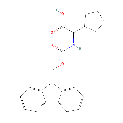 Fmoc-cyclopentyl-D-Gly-OH (CAS: 136555-16-3) - Related Chemical Product