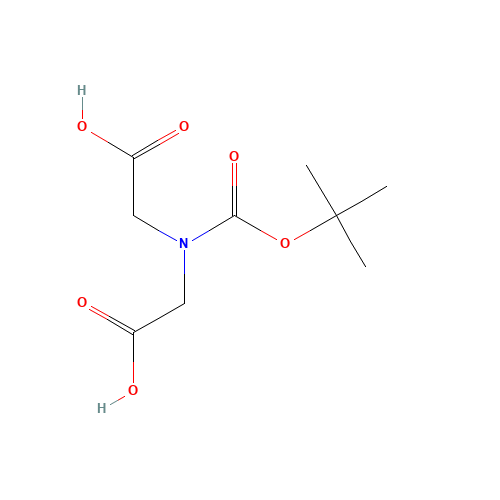 Boc-iminodiacetic acid (CAS: 56074-20-5) - Chemical Structure and Molecular Formula 