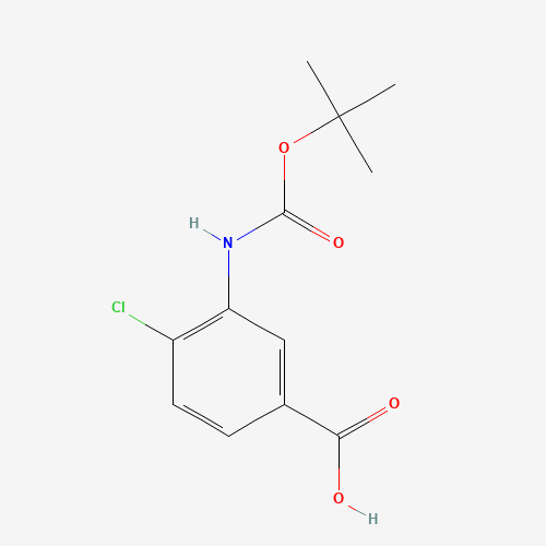 Boc-3-amino-4-chlorobenzoic acid (CAS: 160450-12-4) - Related Chemical Product