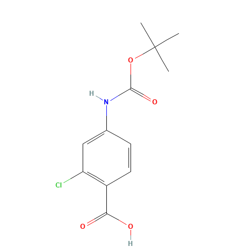 Boc-4-amino-2-chlorobenzoic acid (CAS: 232275-73-9) - Related Chemical Product