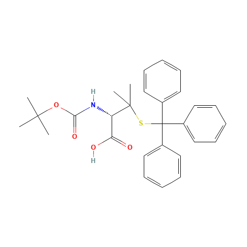 Boc-S-trityl-D-penicillamine (CAS: 135592-14-2) - Related Chemical Product