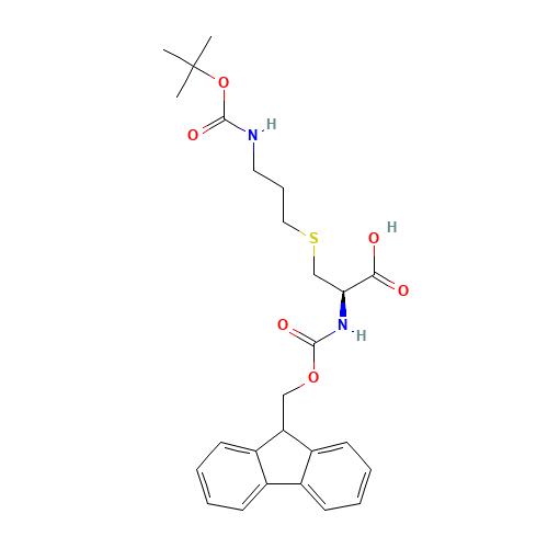 Fmoc-Cys(3-(Boc-amino)-propyl)-OH (CAS: 173963-91-2) - Related Chemical Product