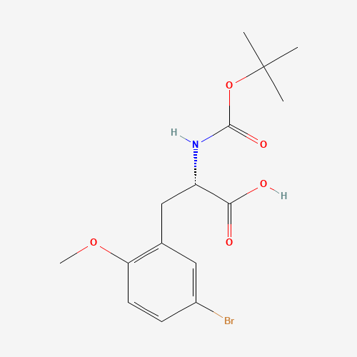 Boc-5-bromo-2-methoxy-L-phenylalanine (CAS: 261165-03-1) - Related Chemical Product