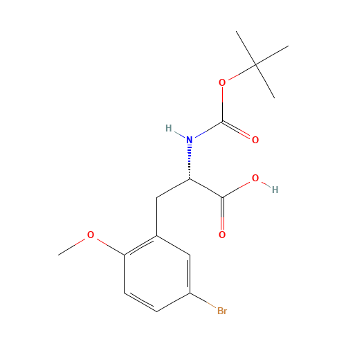 Boc-5-bromo-2-methoxy-L-phenylalanine (CAS: 261165-03-1) - Related Chemical Product