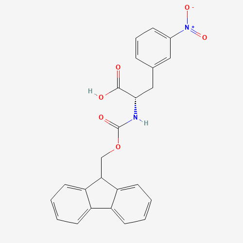Fmoc-3-nitro-L-phenylalanine (CAS: 206060-42-6) - Chemical Structure and Molecular Formula 