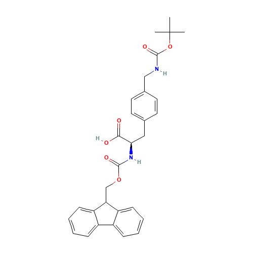 Fmoc-4-(Boc-aminomethyl)-D-phenylalanine (CAS: 268731-06-2) - Related Chemical Product