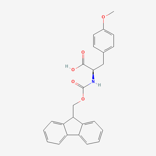 Fmoc-O-methyl-D-tyrosine (CAS: 201335-88-8) - Chemical Structure and Molecular Formula 