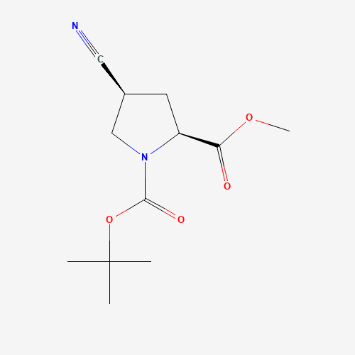 Boc-cis-4-cyano-L-proline methyl ester (CAS: 487048-28-2) - Related Chemical Product