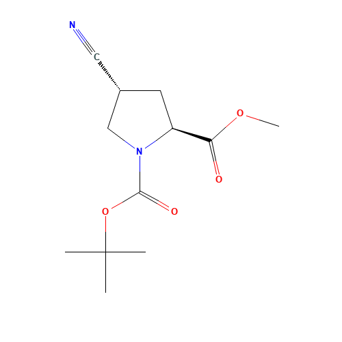 Boc-trans-4-cyano-L-proline methyl ester (CAS: 194163-91-2) - Related Chemical Product