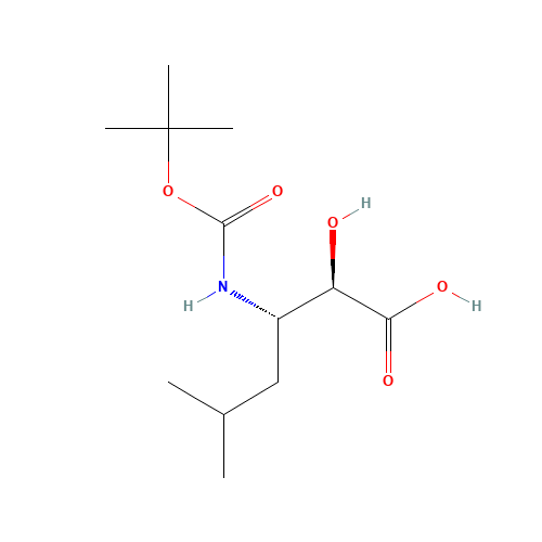 Boc-(2R,3S)-3-amino-2-hydroxy-5-methylhexanoic acid (CAS: 73397-28-1) - Related Chemical Product