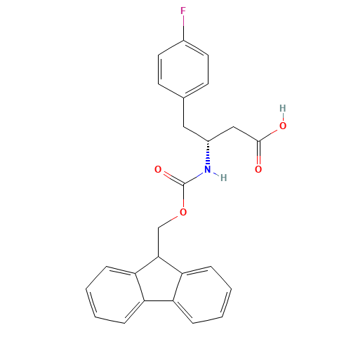 Fmoc-(R)-3-amino-4-(4-fluorophenyl)-butyric acid (CAS: 331763-70-3) - Related Chemical Product