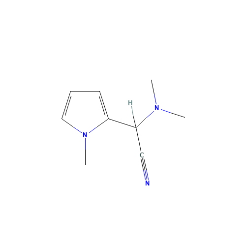 2-(Dimethylamino)-2-(1-methyl-1H-pyrrol-2-yl)-acetonitrile (CAS: 117068-07-2) - Related Chemical Product