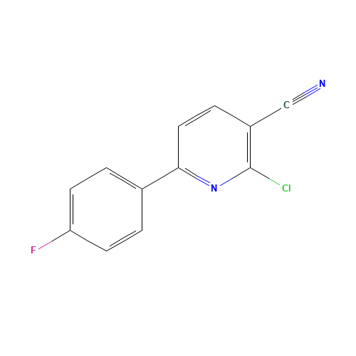 2-Chloro-6-(4-fluorophenyl)nicotinonitrile (CAS: 31776-83-7) - Related Chemical Product