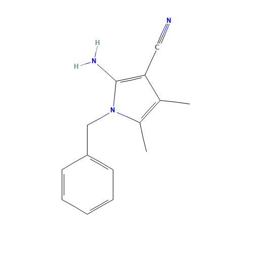 2-Amino-1-benzyl-4,5-dimethyl-1H-pyrrole-3-carbonitrile (CAS: 55817-72-6) - Related Chemical Product