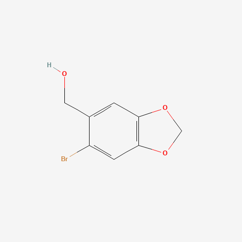 (6-Bromo-1,3-benzodioxol-5-yl)methanol (CAS: 6642-34-8) - Related Chemical Product