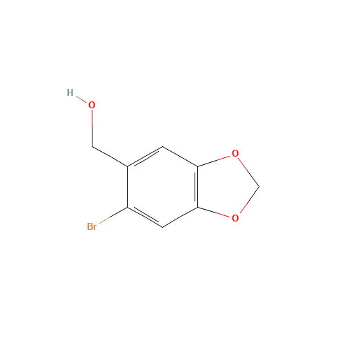 (6-Bromo-1,3-benzodioxol-5-yl)methanol (CAS: 6642-34-8) - Related Chemical Product