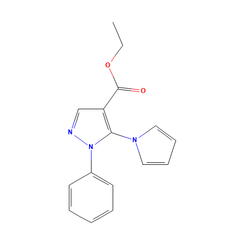 Ethyl 1-phenyl-5-(1H-pyrrol-1-yl)-1H-pyrazole-4-carboxylate (CAS: 94692-05-4) - Related Chemical Product