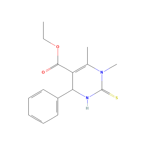 Ethyl 1,6-dimethyl-4-phenyl-2-thioxo-1,2,3,4-tetrahydro-5-pyrimidinecarboxylate (CAS: 108958-81-2) - Related Chemical Product