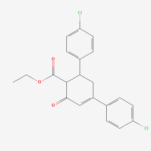 Ethyl 4,6-bis(4-chlorophenyl)-2-oxo-3-cyclohexene-1-carboxylate (CAS: 26379-96-4) - Related Chemical Product