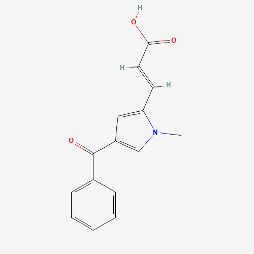 3-(4-Benzoyl-1-methyl-1H-pyrrol-2-yl)acrylic acid (CAS: 128843-46-9) - Related Chemical Product
