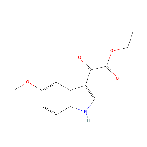 Ethyl 2-(5-methoxy-1H-indol-3-yl)-2-oxoacetate (CAS: 14771-33-6) - Related Chemical Product