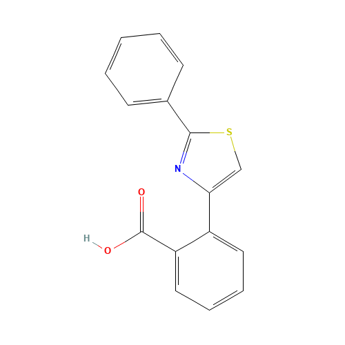 2-(2-Phenyl-1,3-thiazol-4-yl)benzene-carboxylic acid (CAS: 60510-56-7) - Related Chemical Product