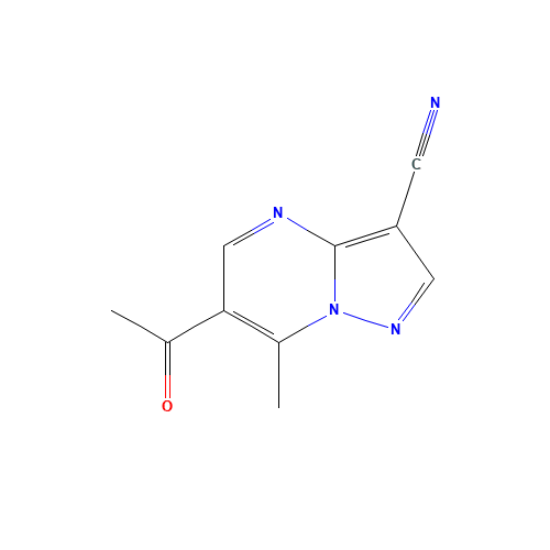 6-Acetyl-7-methylpyrazolo[1,5-a]pyrimidine-3-carbonitrile (CAS: 83702-52-7) - Related Chemical Product