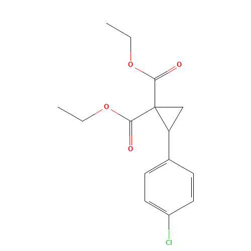 Diethyl 2-(4-chlorophenyl)-1,1-cyclopropanedicarboxylate (CAS: 74444-83-0) - Related Chemical Product