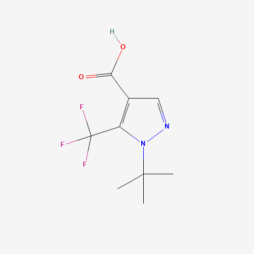 1-(tert-Butyl)-5-(trifluoromethyl)-1H-pyrazole-4-carboxylic acid (CAS: 142818-02-8) - Related Chemical Product