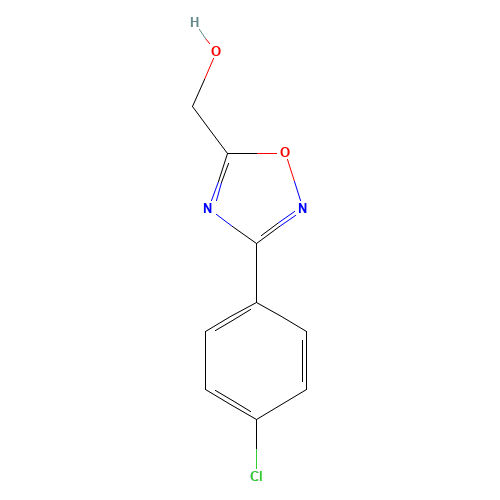 [3-(4-Chlorophenyl)-1,2,4-oxadiazol-5-yl]methanol (CAS: 5372-40-7) - Related Chemical Product