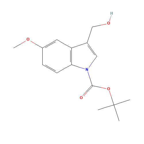tert-Butyl 3-(hydroxymethyl)-5-methoxy-1H-indole-1-carboxylate (CAS: 600136-09-2) - Related Chemical Product