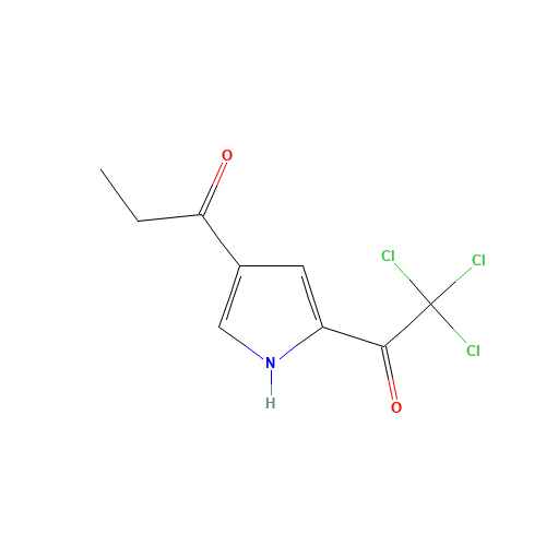 1-[5-(2,2,2-Trichloroacetyl)-1H-pyrrol-3-yl]-1-propanone (CAS: 111468-90-7) - Related Chemical Product