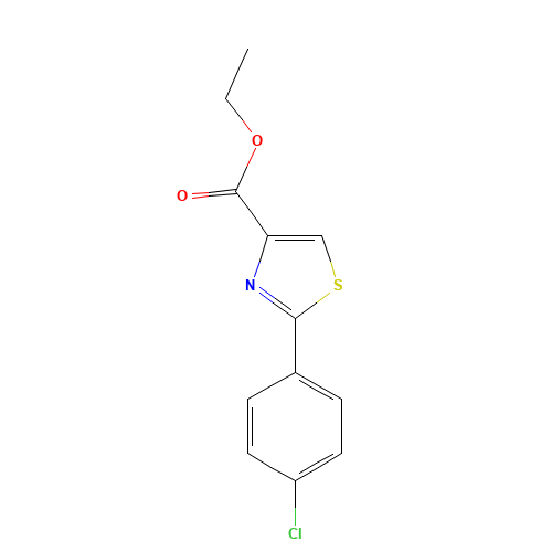 Ethyl 2-(4-chlorophenyl)-1,3-thiazole-4-carboxylate (CAS: 61786-00-3) - Related Chemical Product