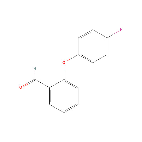 2-(4-Fluorophenoxy)benzenecarbaldehyde (CAS: 320423-61-8) - Related Chemical Product