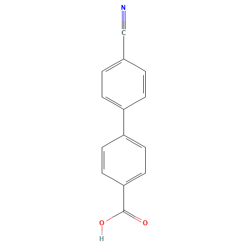 4'-Cyano[1,1'-biphenyl]-4-carboxylic acid (CAS: 5728-46-1) - Related Chemical Product