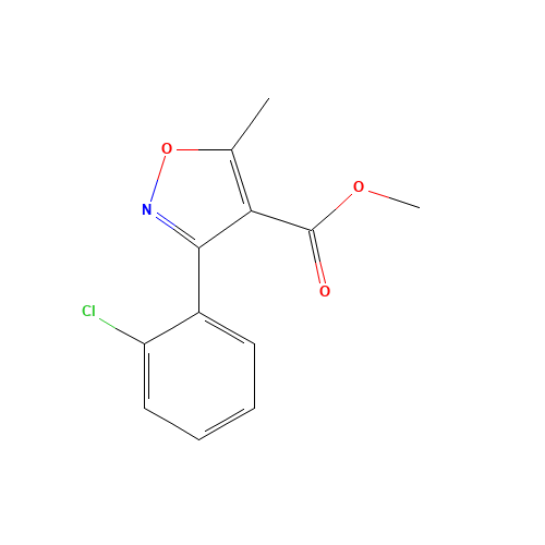 Methyl 3-(2-chlorophenyl)-5-methyl-4-isoxazolecarboxylate (CAS: 4357-94-2) - Related Chemical Product