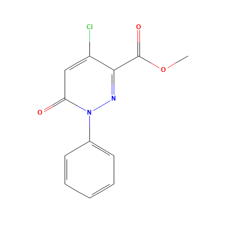 Methyl 4-chloro-6-oxo-1-phenyl-1,6-dihydro-3-pyridazinecarboxylate (CAS: 129109-17-7) - Related Chemical Product