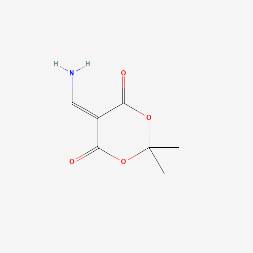 5-(Aminomethylene)-2,2-dimethyl-1,3-dioxane-4,6-dione (CAS: 15568-88-4) - Chemical Structure and Molecular Formula 