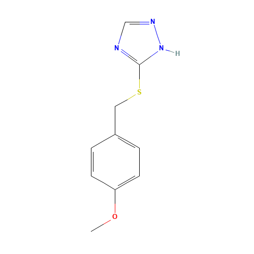 Methyl 4-[(1H-1,2,4-triazol-3-ylsulfanyl)methyl]-phenyl ether (CAS: 17357-75-4) - Related Chemical Product