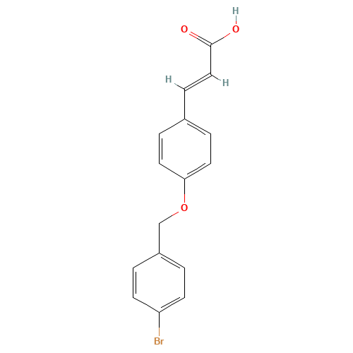 3-{4-[(4-Bromobenzyl)oxy]phenyl}acrylic acid (CAS: 385383-36-8) - Related Chemical Product