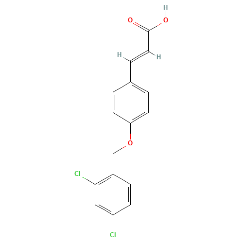 3-{4-[(2,4-Dichlorobenzyl)oxy]phenyl}acrylic acid (CAS: 385383-41-5) - Related Chemical Product