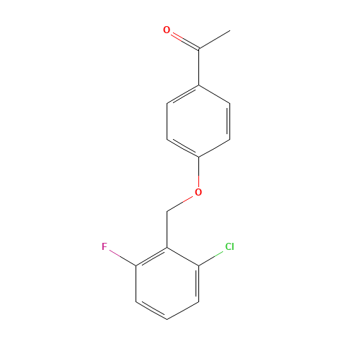 1-{4-[(2-Chloro-6-fluorobenzyl)oxy]phenyl}-1-ethanone (CAS: 306934-77-0) - Related Chemical Product