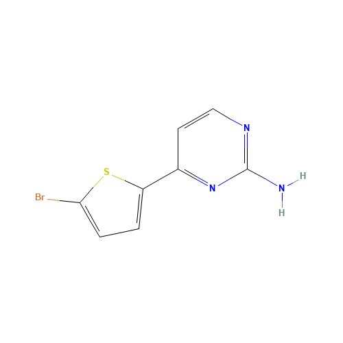 4-(5-Bromo-2-thienyl)-2-pyrimidinamine (CAS: 855308-66-6) - Related Chemical Product