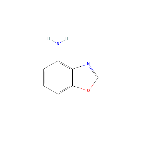 1,3-Benzoxazol-4-amine (CAS: 163808-09-1) - Chemical Structure and Molecular Formula 