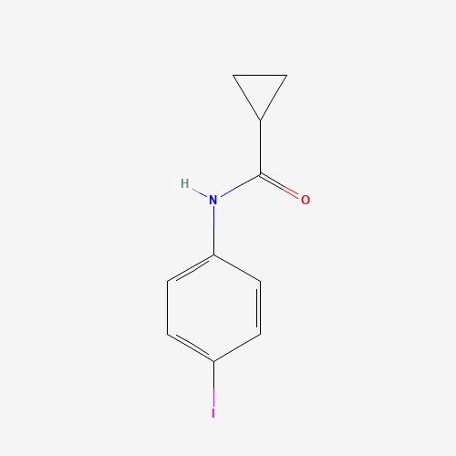 N-(4-Iodophenyl)cyclopropanecarboxamide (CAS: 23779-17-1) - Chemical Structure and Molecular Formula 